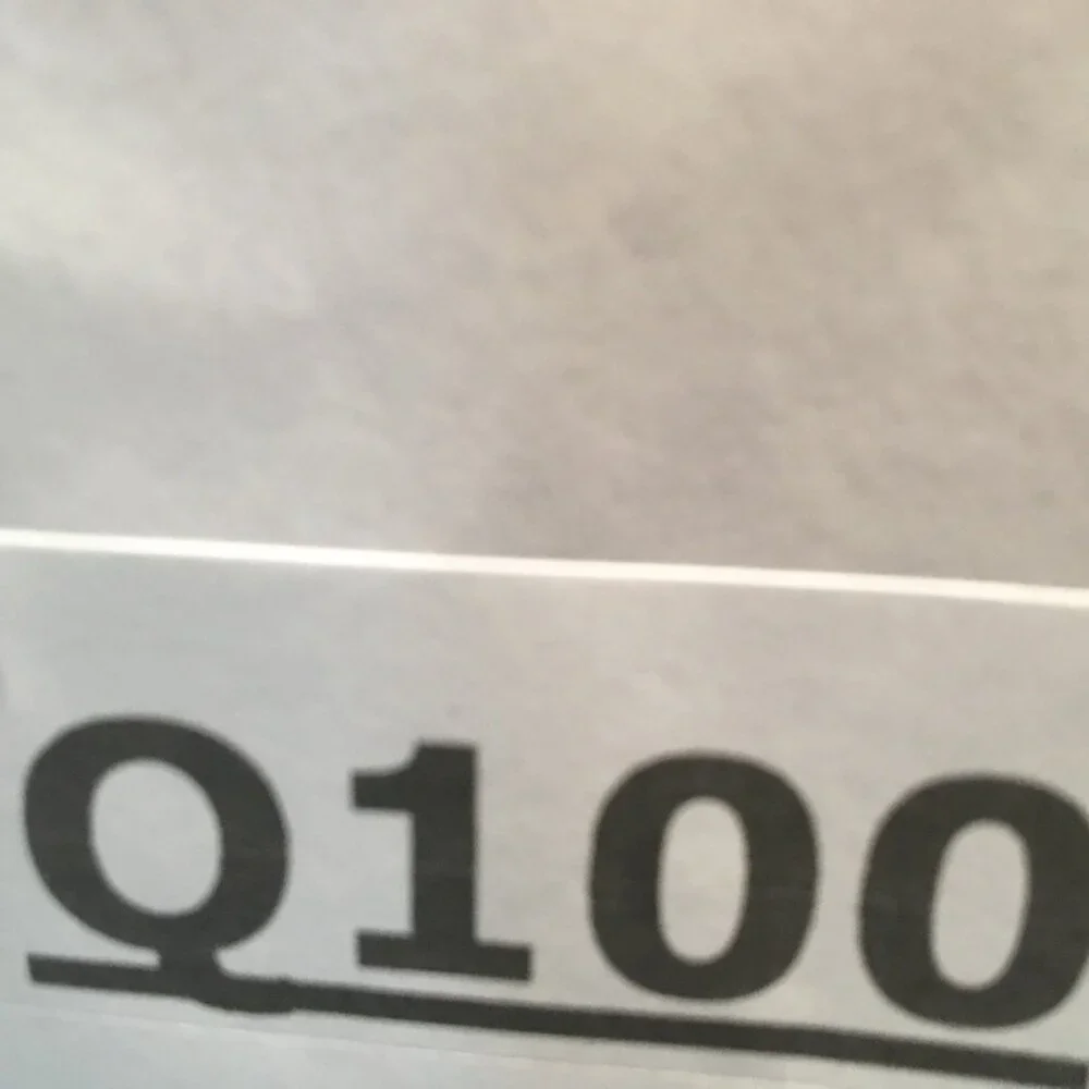 LUX Jeans 32 14 Mid Rise Straight Light Wash Leopard Print Stretch Blue Made USA - Picture 12 of 12